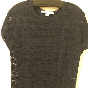 Embroidered lace blouse